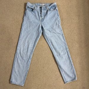 Light washed LEVIs Wedgie Jeans